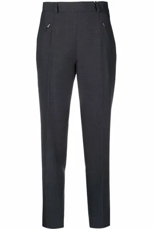 Maison Margiela Pantaloni slim a vita alta