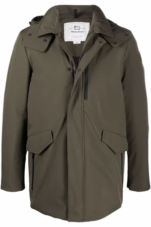 Woolrich Cappotto midi con cappuccio
