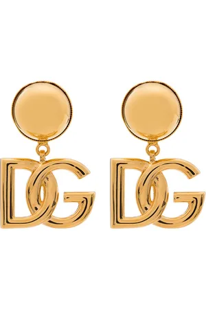 Dolce & Gabbana Orecchini a clip con logo DG