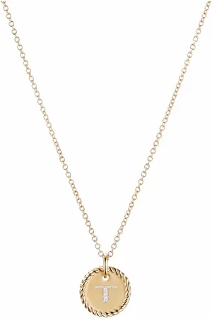 David Yurman Collana con ciondolo in 18kt e diamanti