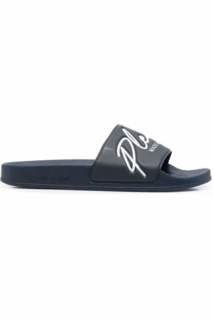 Philipp Plein Sandali slides goffrati