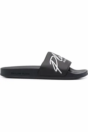 Philipp Plein Sandali slides goffrati