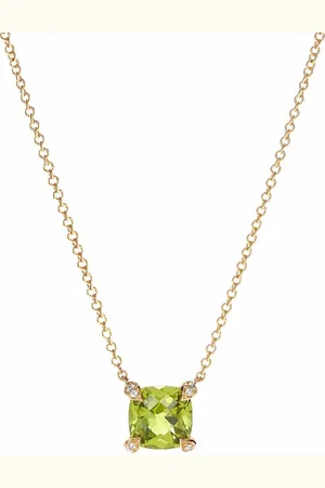 David Yurman Collana con pendente Châtelaine in giallo 18kt con diamanti