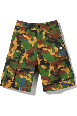 OFF-WHITE Costume da bagno con stampa camouflage