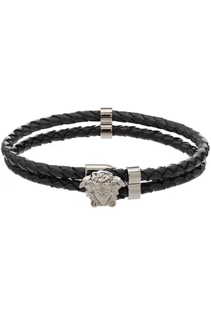 VERSACE Bracciale La Medusa in pelle