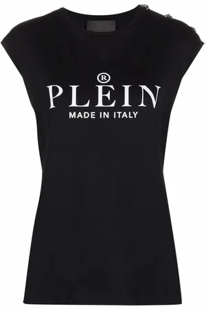 Philipp Plein T-shirt smanicato con stampa