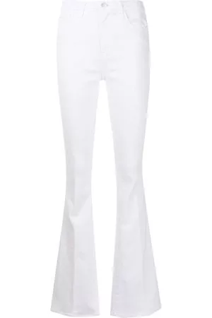 L'Agence Donna Jeans a zampa & bootcut - Jeans svasati a vita alta - Bianco