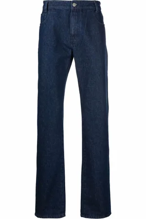 RAF SIMONS Jeans svasati con applicazione