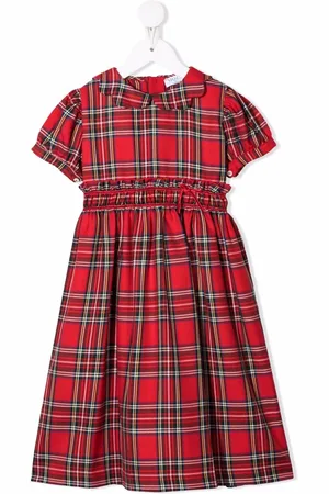 SIOLA Abito con stampa tartan