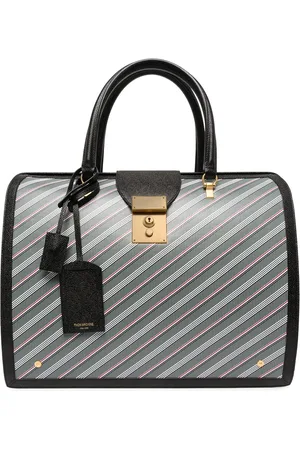 Thom Browne Borsa tote a righe diagonali