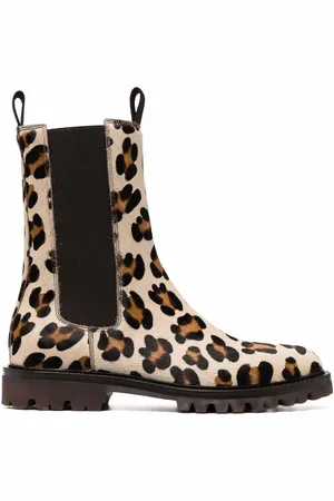 Scarosso Stivali leopardati Nick Wooster