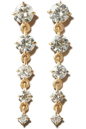 Lizzie Mandler Orecchini in giallo 18kt Éclat Five Drop