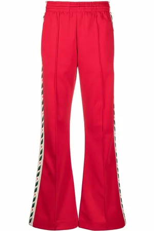 Casablanca Pantaloni svasati con ricamo