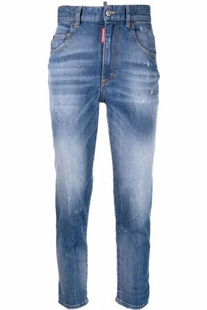 Dsquared2 Jeans crop a vita alta