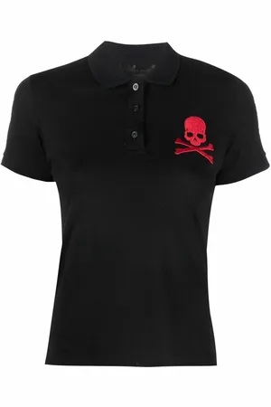 Philipp Plein Polo con applicazione