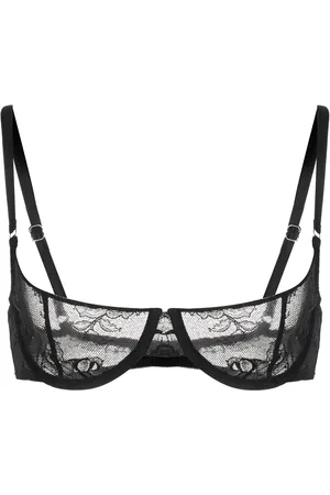 FLEUR DU MAL Reggiseno a balconcino Bouquet in pizzo con scollo ampio