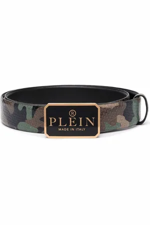 Philipp Plein Cintura con effetto serpente