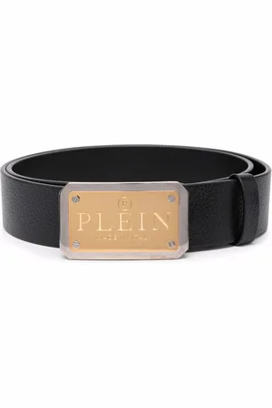 Philipp Plein Cintura con placca logo