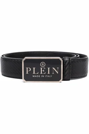 Philipp Plein Cintura con placca logo