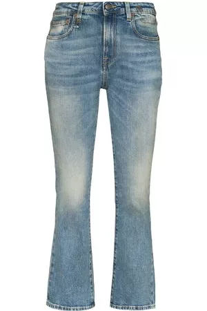 R13 Donna Jeans a zampa & bootcut - Jeans svasati a vita media - Blu