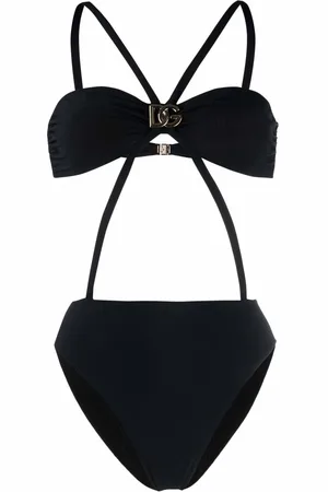 Dolce & Gabbana Costume intero con placca logo