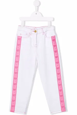 Chiara Ferragni Jeans con banda logo