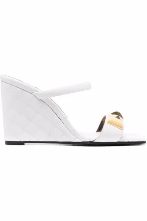 Philipp Plein Sandali Matelasse con zeppa