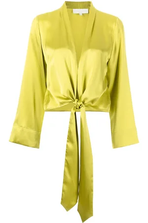 Michelle Mason Blusa con cintura