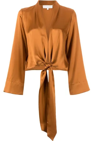 Michelle Mason Blusa con cintura