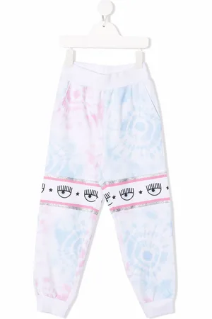 Chiara Ferragni Pantaloni sportivi con fantasia tie dye