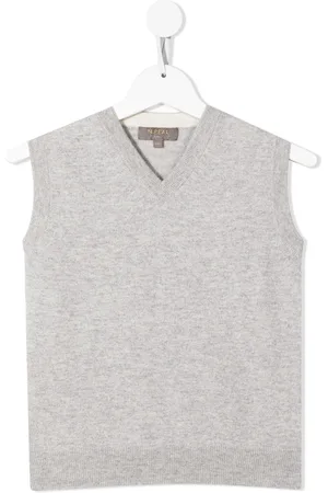 N.PEAL Canotta in cashmere biologico