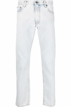 OFF-WHITE Jeans slim con stampa