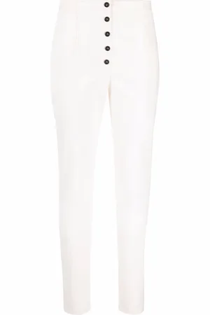 Serafini Pantaloni slim a vita alta