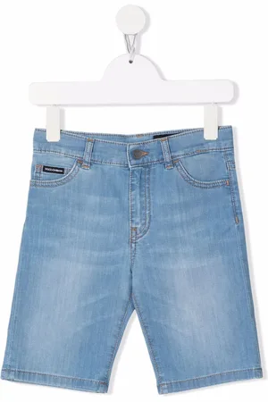Dolce & Gabbana Shorts denim con logo
