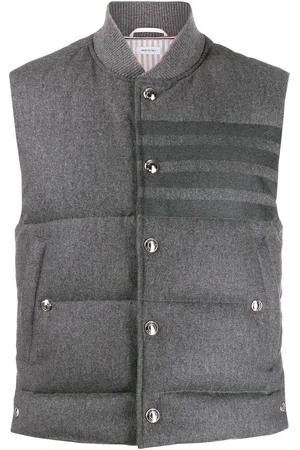 Thom Browne Gilet imbottito con dettaglio a 4 righe