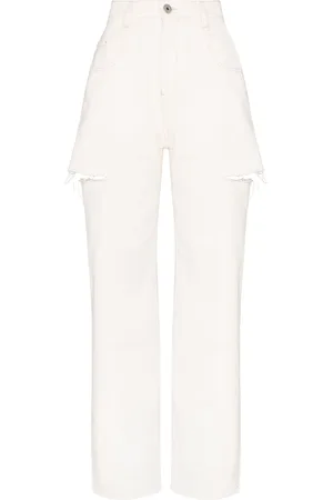 Maison Margiela Jeans dritti con effetto vissuto