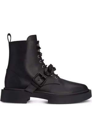 Giuseppe Zanotti Stivaletti con bordo a catena Adric