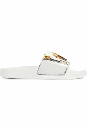 Giuseppe Zanotti Sandali slides Brett con logo