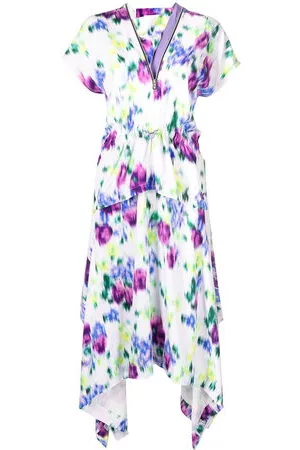 Kenzo Donna Vestiti midi - Abito midi a fiori - Multicolore