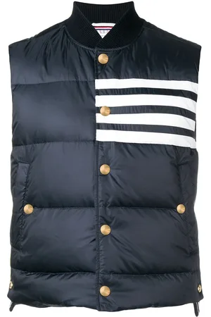 Thom Browne Gilet imbottito con righe