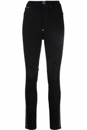 Philipp Plein Jeggings con cristalli