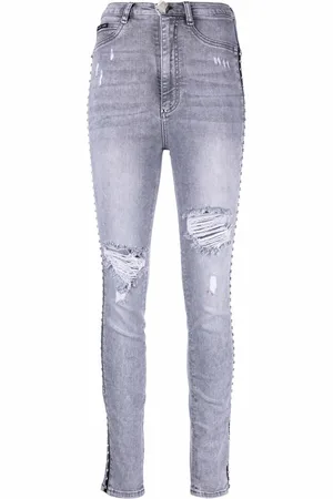 Philipp Plein Jeggings con cristalli