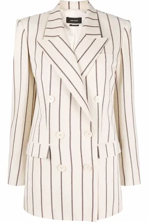 Isabel Marant Blazer doppiopetto Nevim gessato