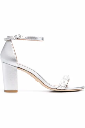Stuart Weitzman Sandali Nearly Nude con perle sintetiche