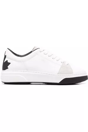 Dsquared2 Sneakers con tacco a contrasto - Bianco