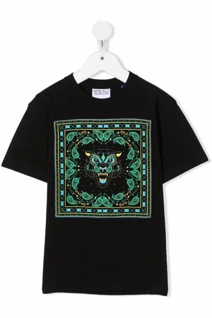 MARCELO BURLON T-shirt Bandana Tiger con stampa