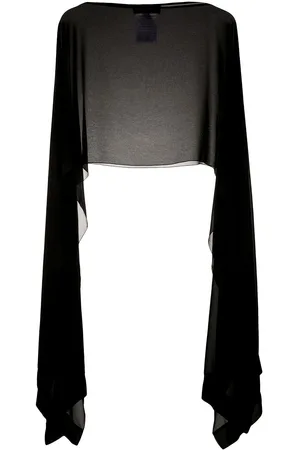 TALBOT RUNHOF Poncho semi trasparente