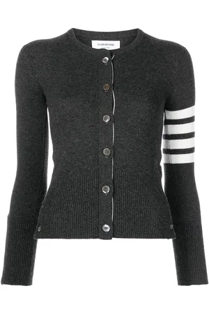 Thom Browne Cardigan con dettaglio a righe