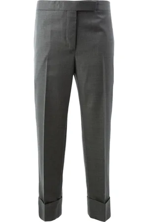 Thom Browne Pantaloni sartoriali crop
