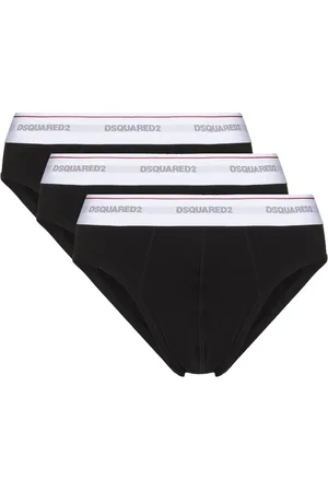 Dsquared2 Set di tre slip con logo